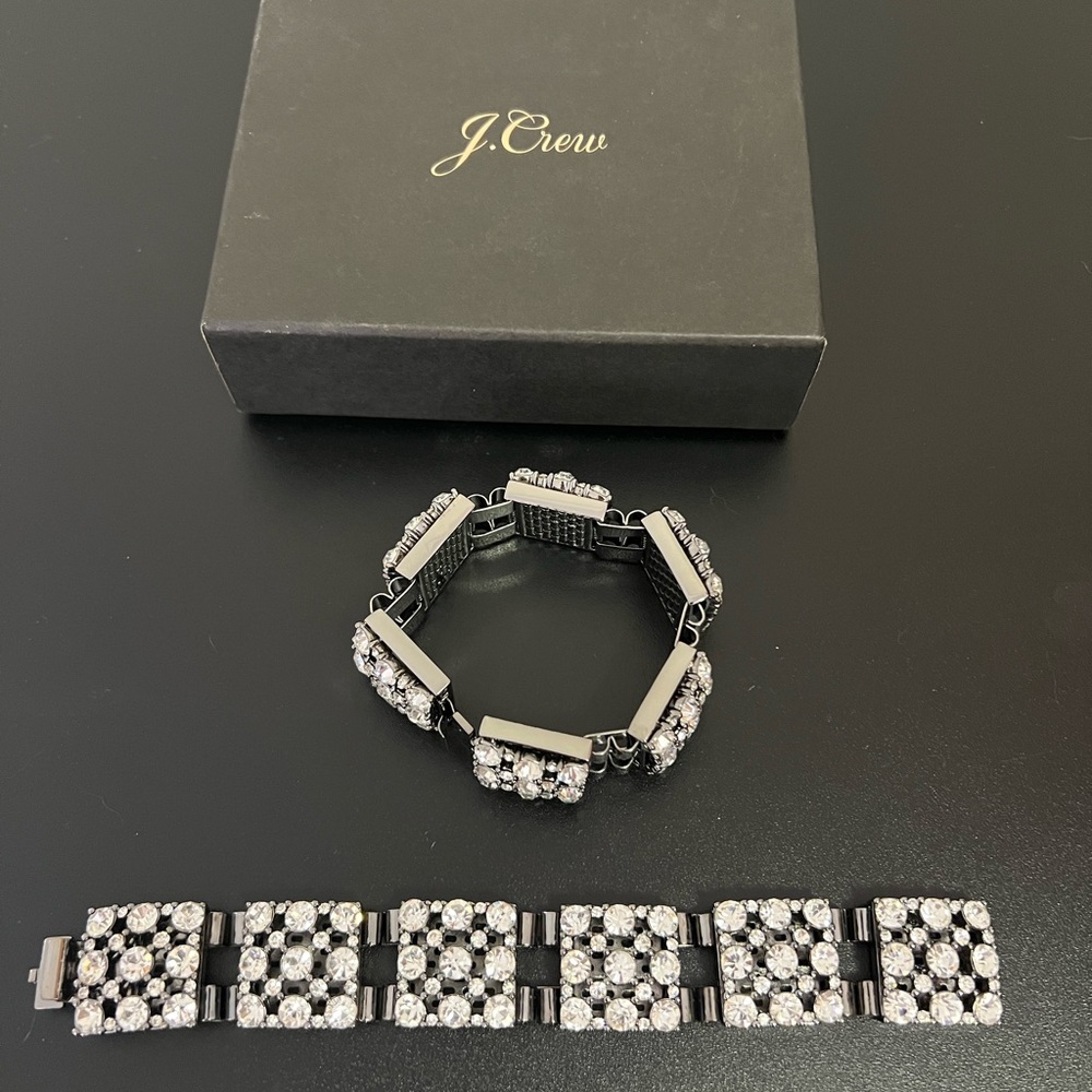 J.Crew rhinestone bracelet Brand new, never worn.